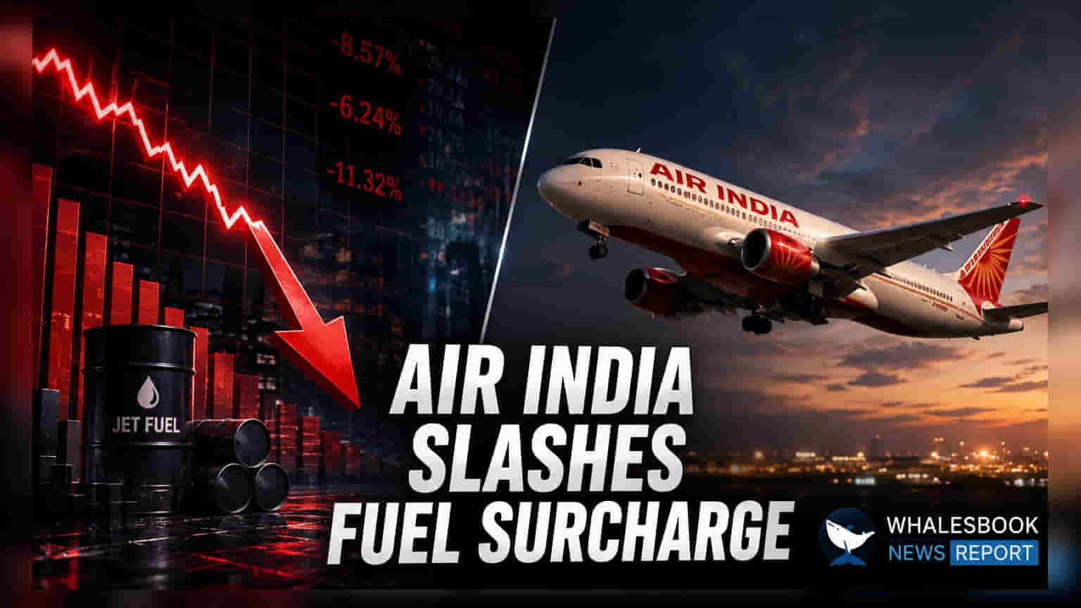 एअर इंडियाने इंधन अधिभार (Fuel Surcharge) ३९% पर्यंत घटवला; प्रवाशांना दिलासा