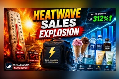Heatwave Drives Massive Quick-Commerce Sales for Summer Goods