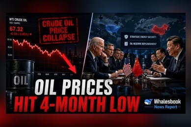 Crude Oil Price Drops Below $68 as Geopolitical Tensions Ease