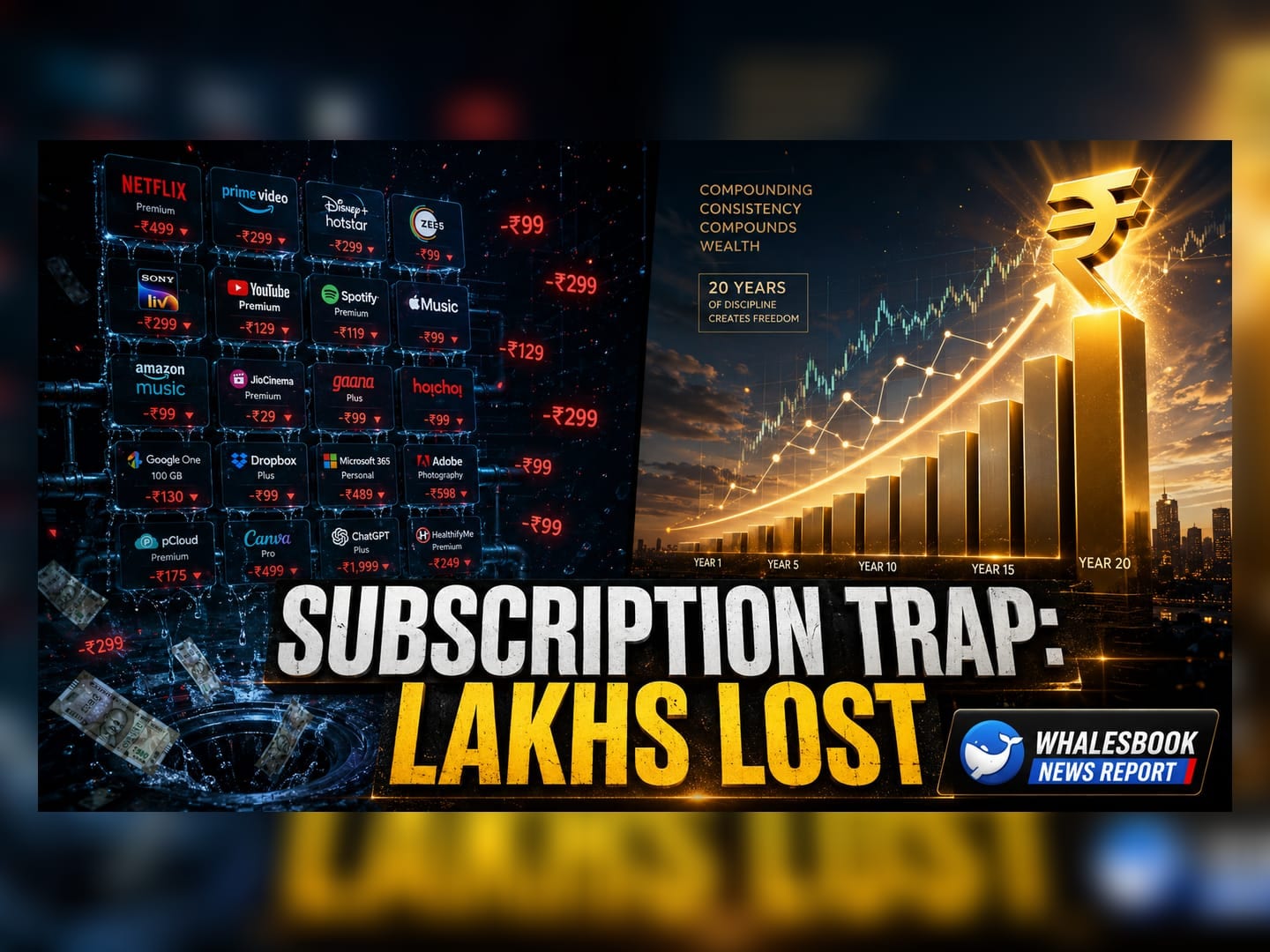 The Hidden Cost of Subscriptions: How Small Fees Drain Your SIP Potential