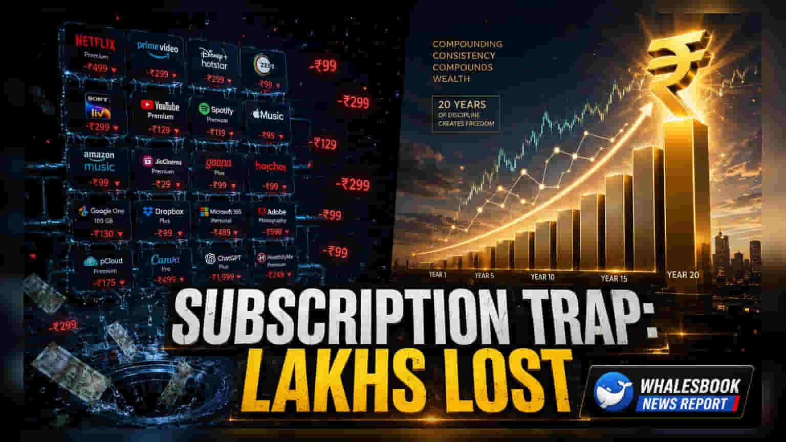 The Hidden Cost of Subscriptions: How Small Fees Drain Your SIP Potential