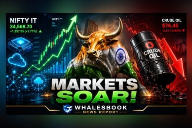 Indian Markets Surge: IT Stocks Rally, Crude Prices Drop