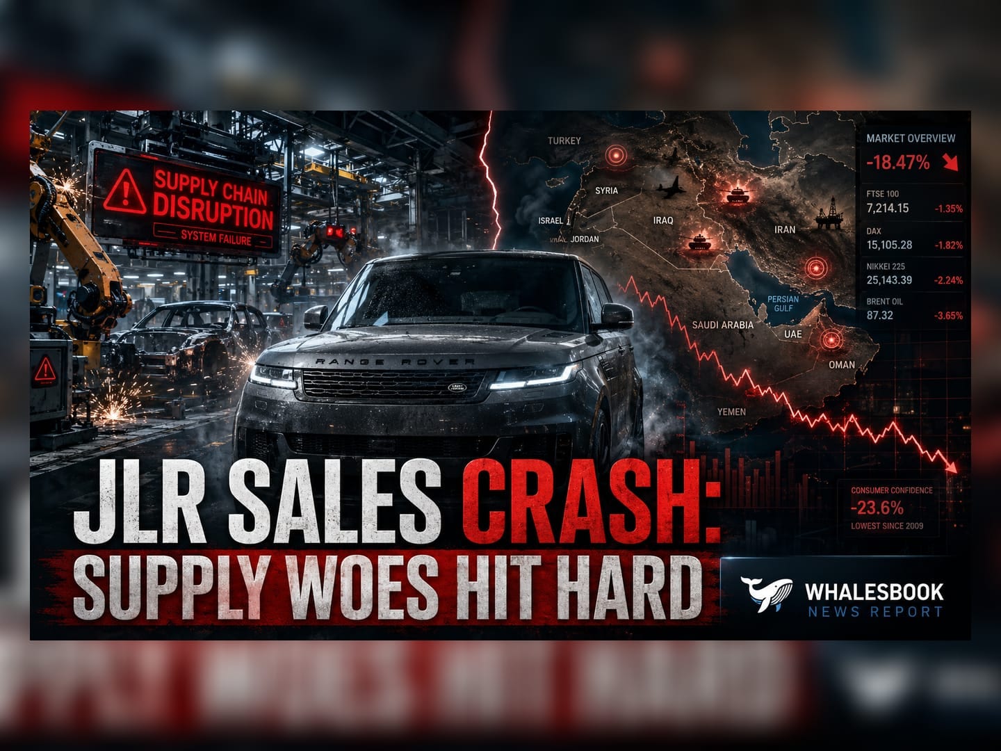 Tata Motors' JLR Sales Fall 15% In Q1 FY27 Amid Supply And China Hurdles