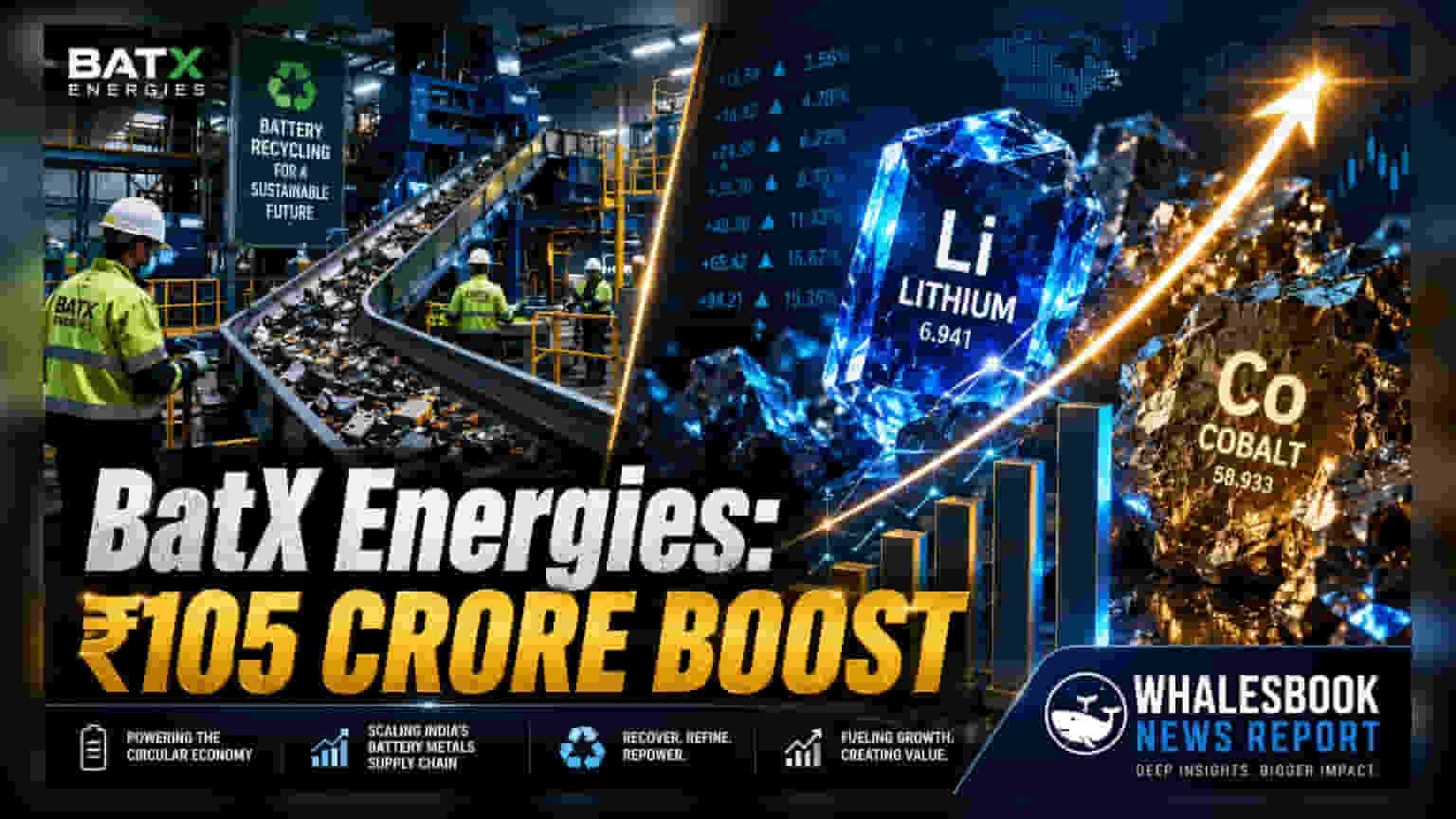 BatX Energies: બેટરી રિસાયક્લિંગ માટે ₹105 કરોડનું ભંડોળ એકત્ર, 'અર્બન માઈનિંગ' પર ફોકસ