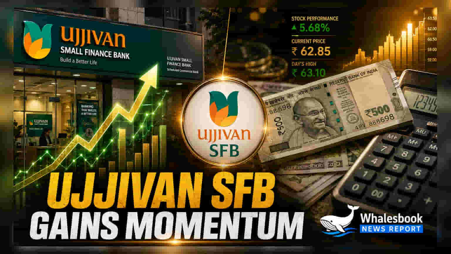 Ujjivan SFB ஷேர் விலை: லாபம் 3 மடங்கு உயர்வு! ₹40,655 கோடிக்கு உயர்ந்த கடன் புத்தகம்