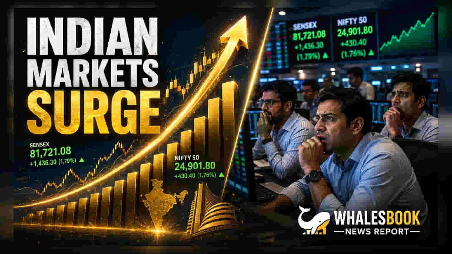 Sensex 'ਚ 579 ਅੰਕਾਂ ਦਾ ਵੱਡਾ ਉਛਾਲ, Nifty 24,150 ਦੇ ਪਾਰ! DII ਦੀ ਖਰੀਦਦਾਰੀ ਨੇ ਬਣਾਈ ਗਤੀ