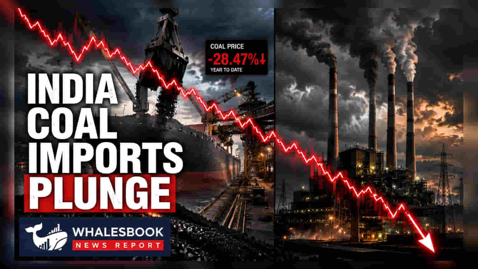 India Coal Imports Drop 13% in April as Domestic Output Rises