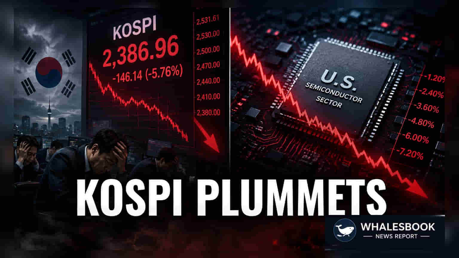 KOSPI సూచీ పతనం: US టెక్ స్టాక్స్ క్రాష్తో ఆసియా మార్కెట్లు ఢీ!