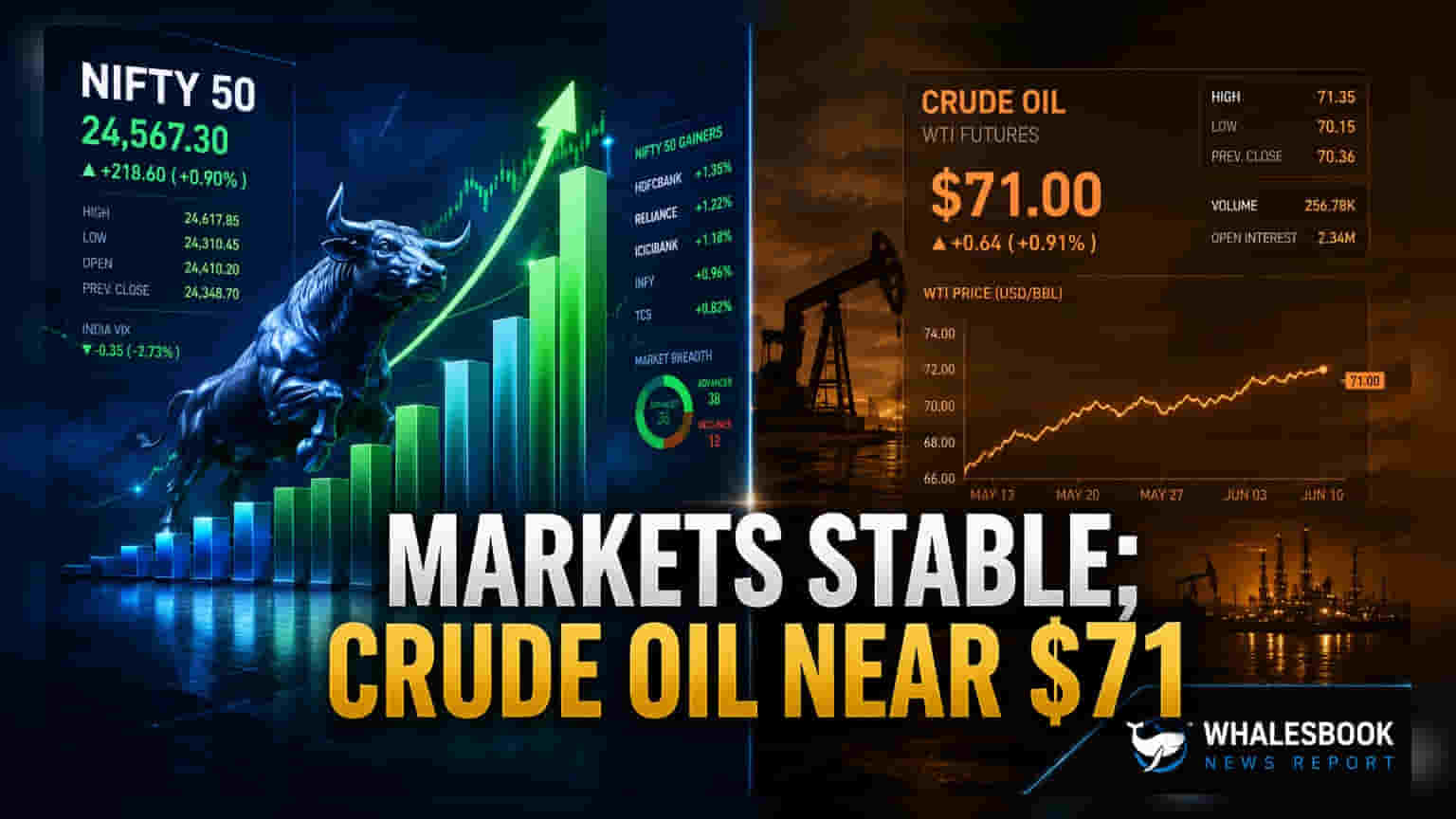 Indian Markets Signal Steady Start Amid Global Cues July 3