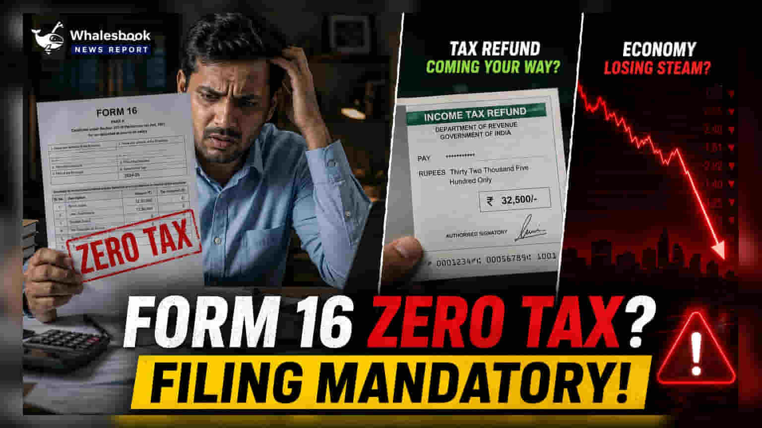 Zero TDS on Form 16? Why You Must Still File Your ITR