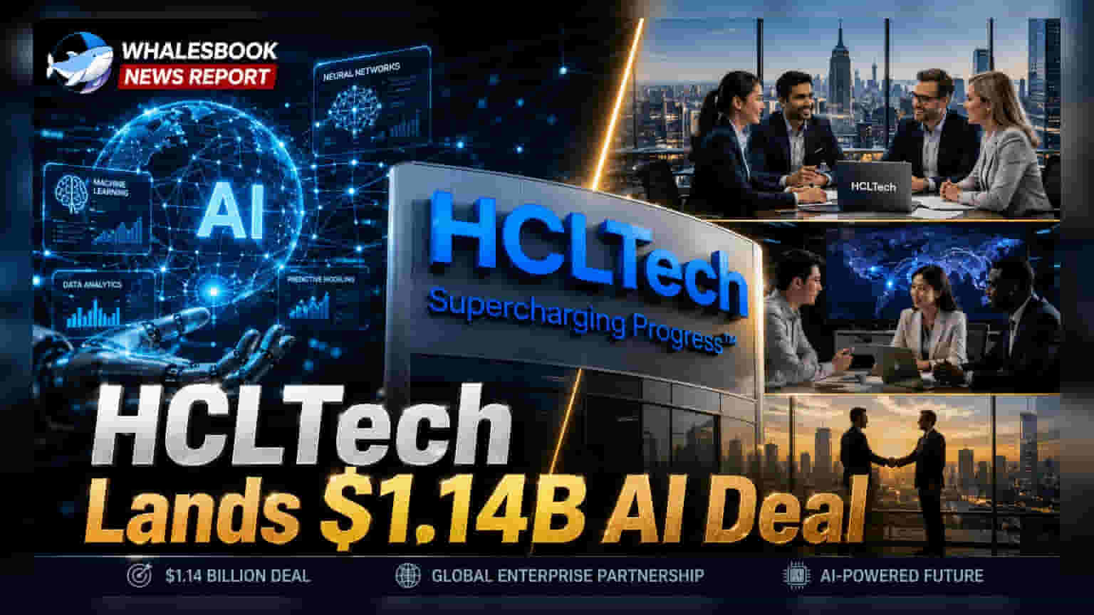 HCLTech భారీ డీల్: యూరోపియన్ కంపెనీతో $1.14 బిలియన్ల AI కాంట్రాక్ట్!