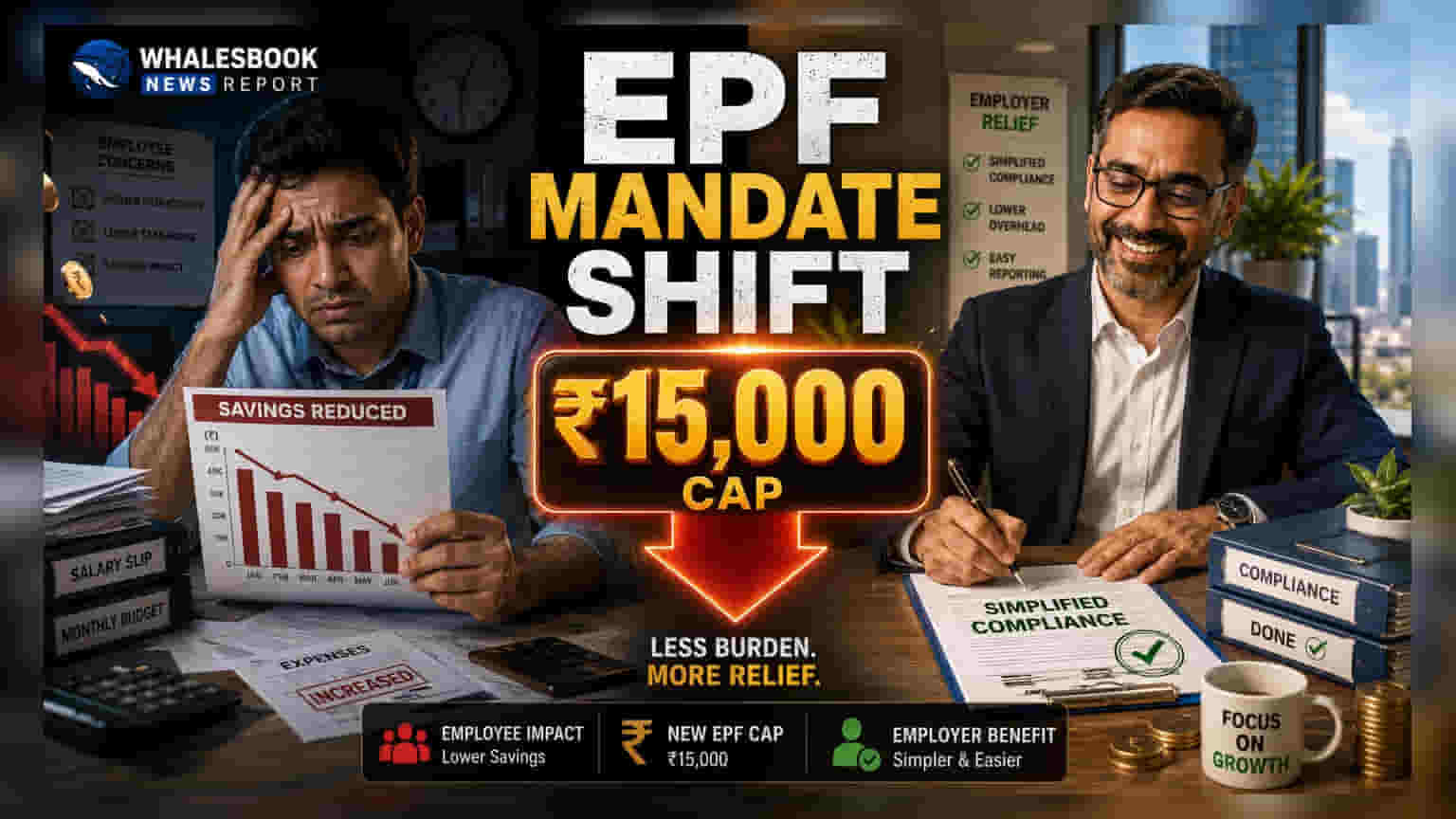 EPF 2026 Rules: Mandatory PF Contributions Capped at ₹1,800