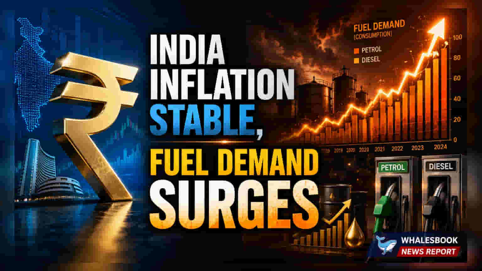 India Fuel Demand Rises in June; Inflation Target Stays Steady