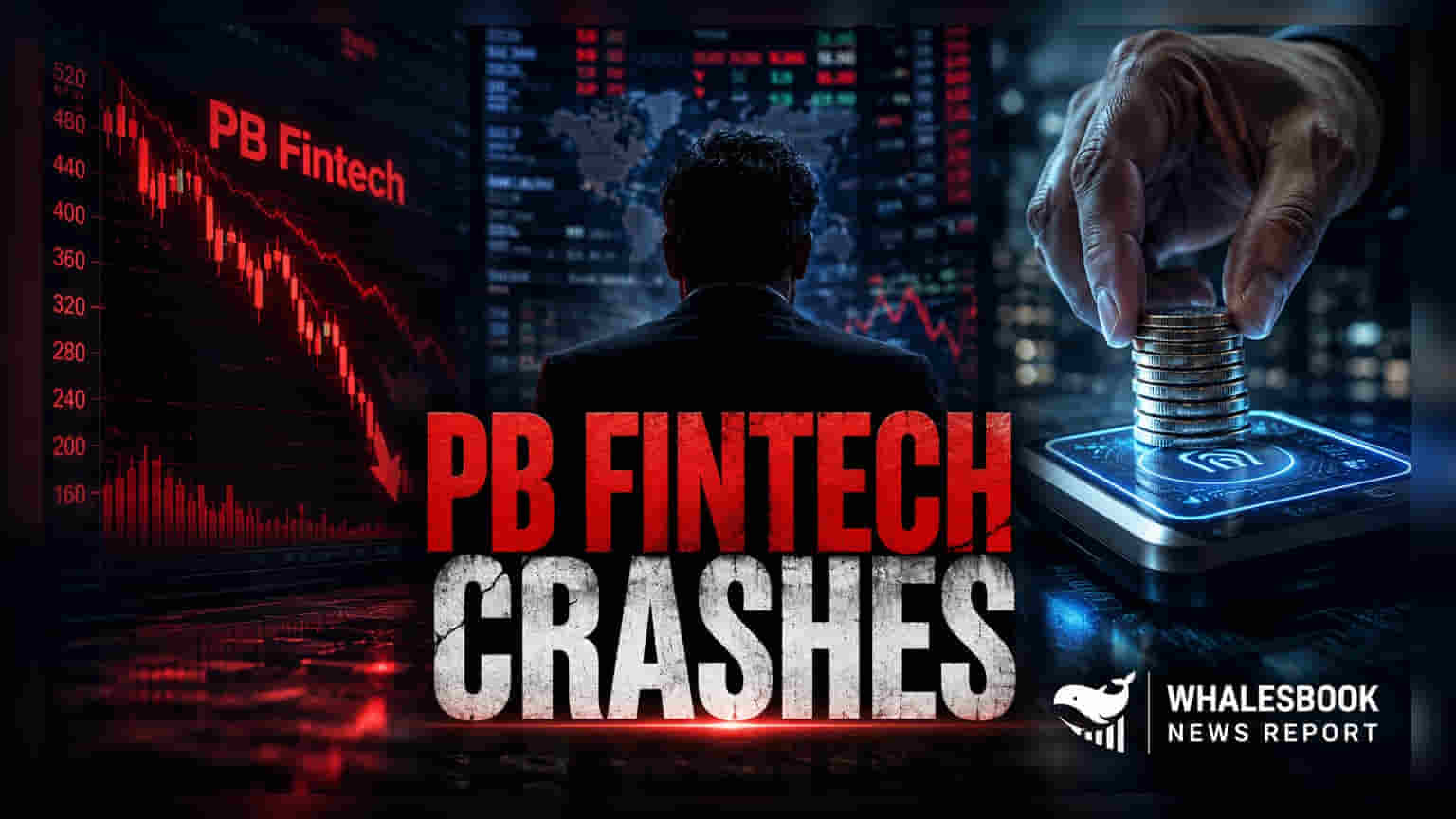 PB Fintech Shares Fall 8% Amid Large Institutional Trade