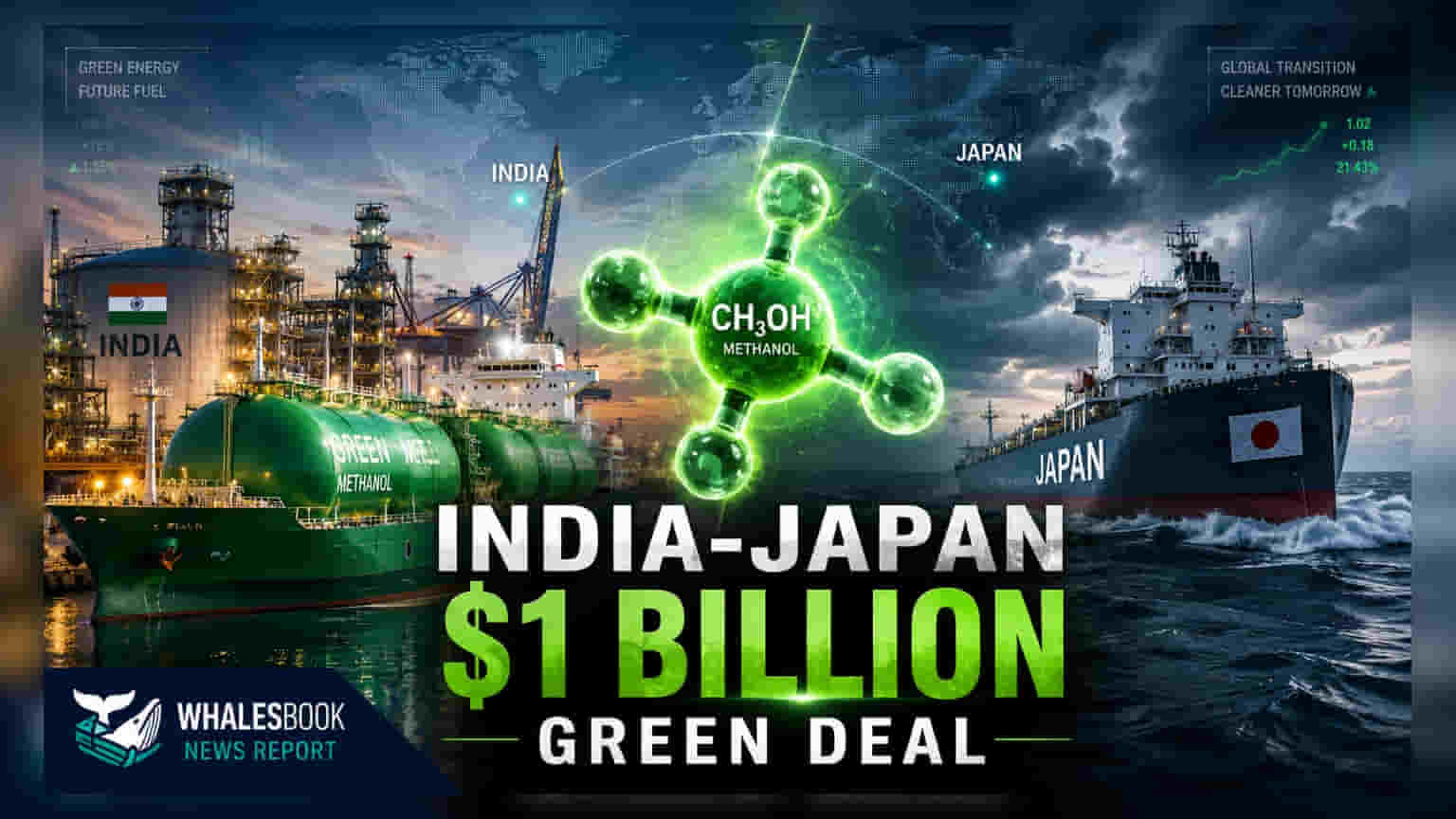 ACME Group-க்கு ஜப்பான் நிறுவனத்துடன் ₹8,000 கோடி ஒப்பந்தம்! இந்தியாவின் முதல் 'கிரீன் மெத்தனால்' ஏற்றுமதி!