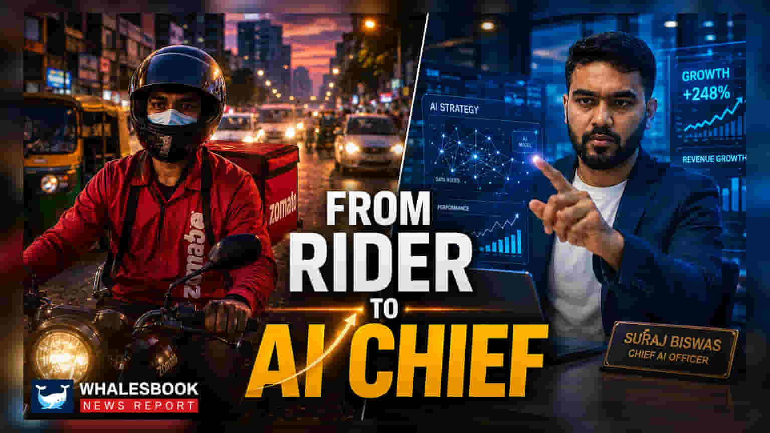 Suraj Biswas: From Zomato Delivery Rider to AI Founder