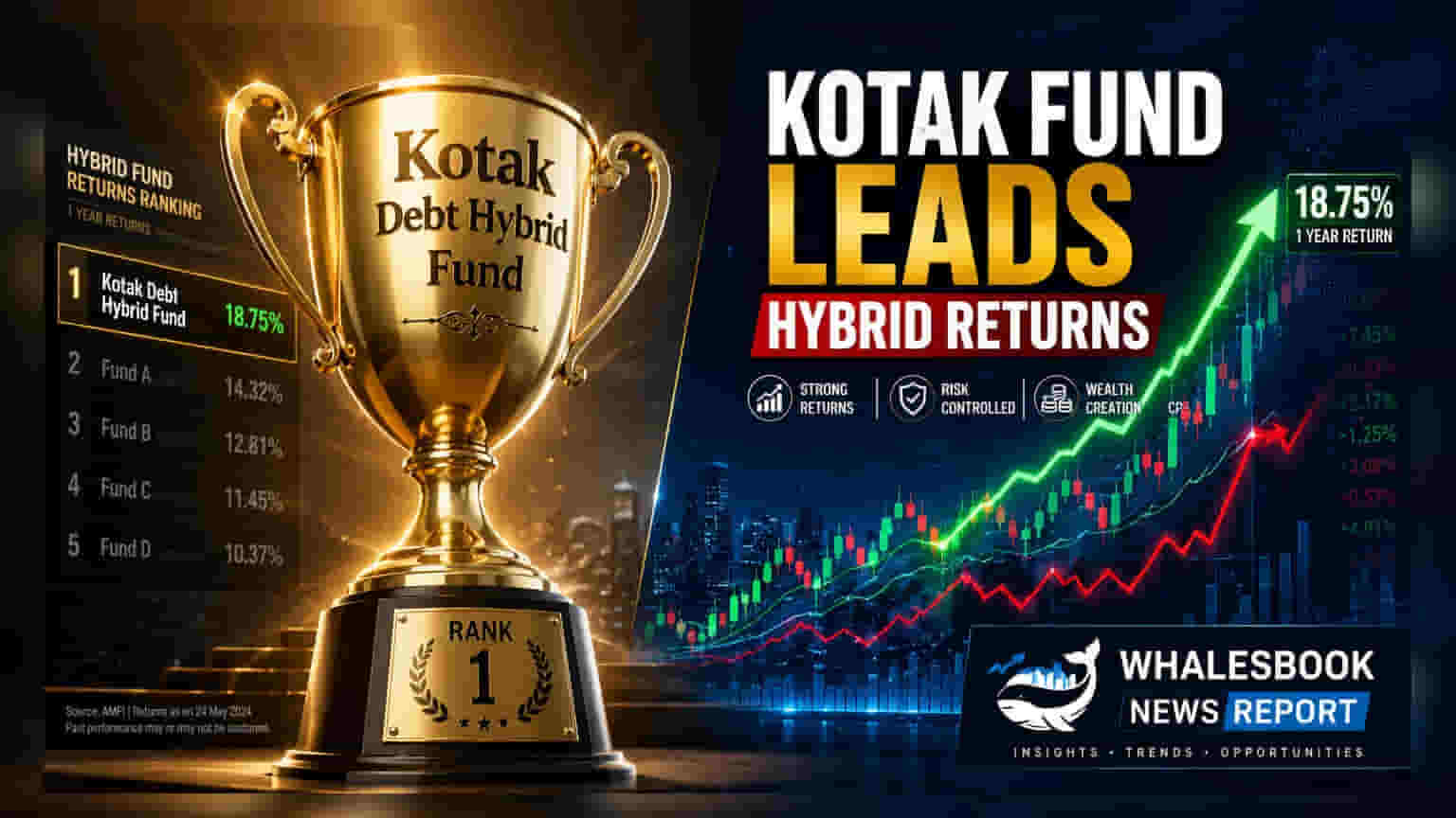 Kotak Debt Hybrid Fund Leads Category With 2.8% Monthly Return