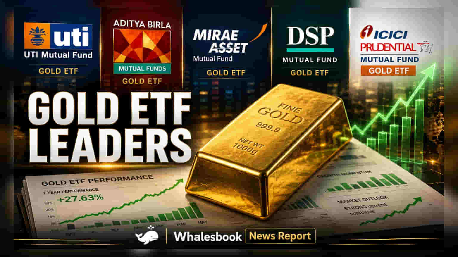UTI Gold ETF Leads 6-Month Returns With 5.9% Gain