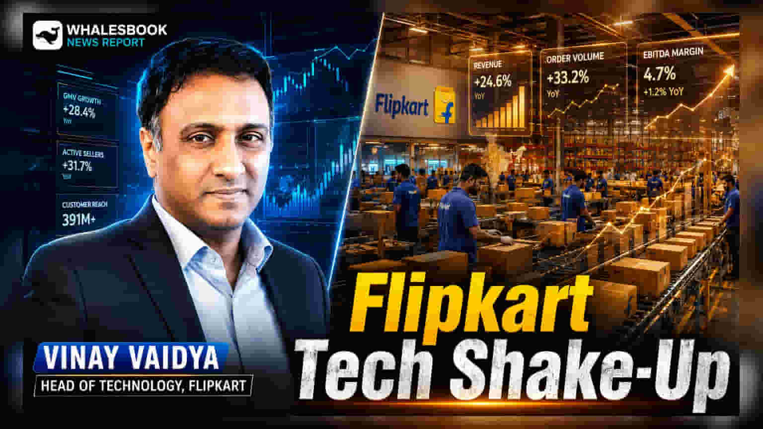Flipkart Names Ex-Amazon & Tata Digital Leader to Head Supply Chain Tech