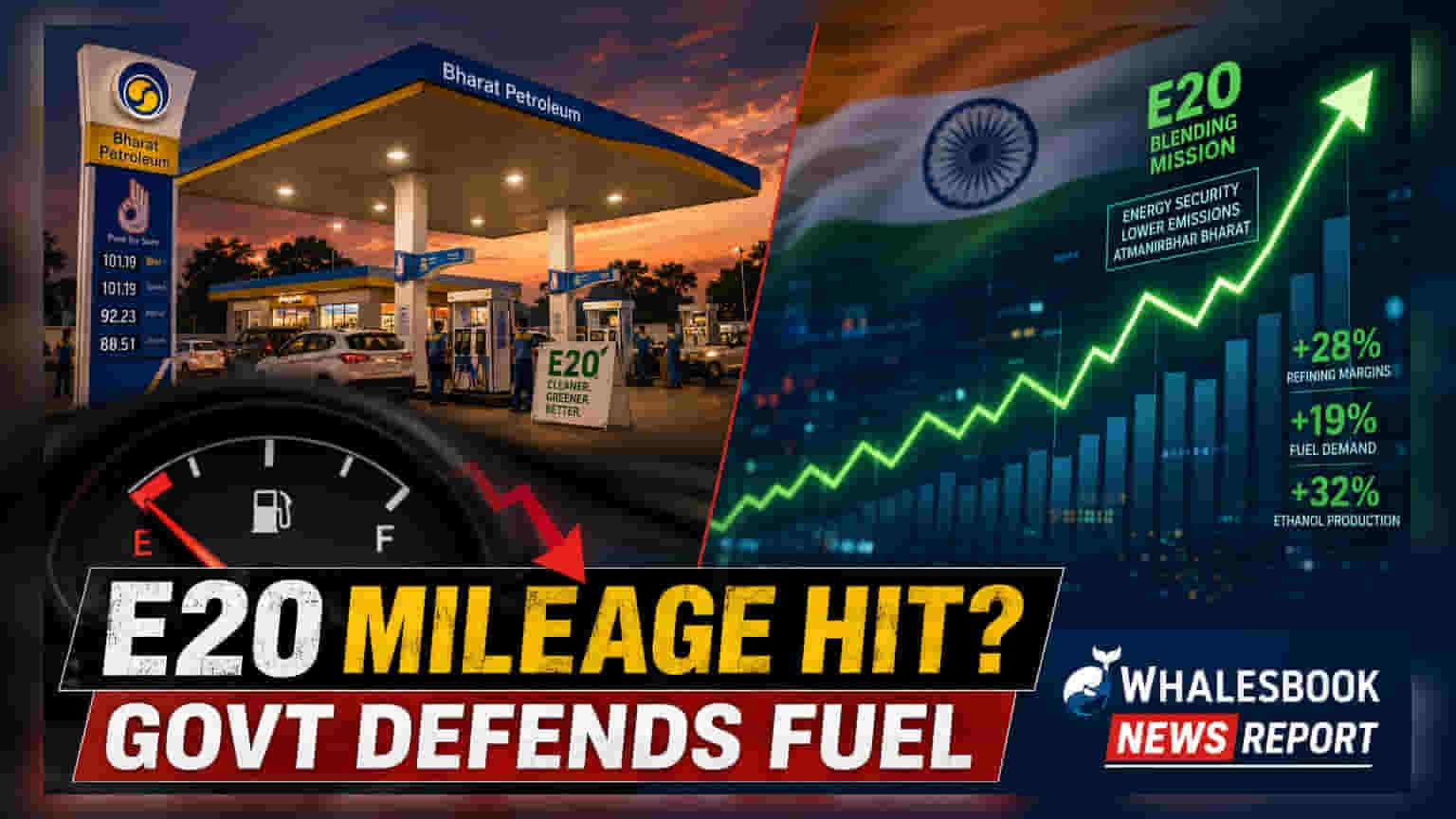 E20 Petrol Mileage Drop: Petroleum Minister Clarifies Impact