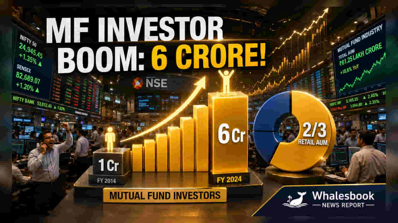 India Mutual Fund Investors Cross 6 Crore, AUM Hits ₹81.58 Lakh Cr