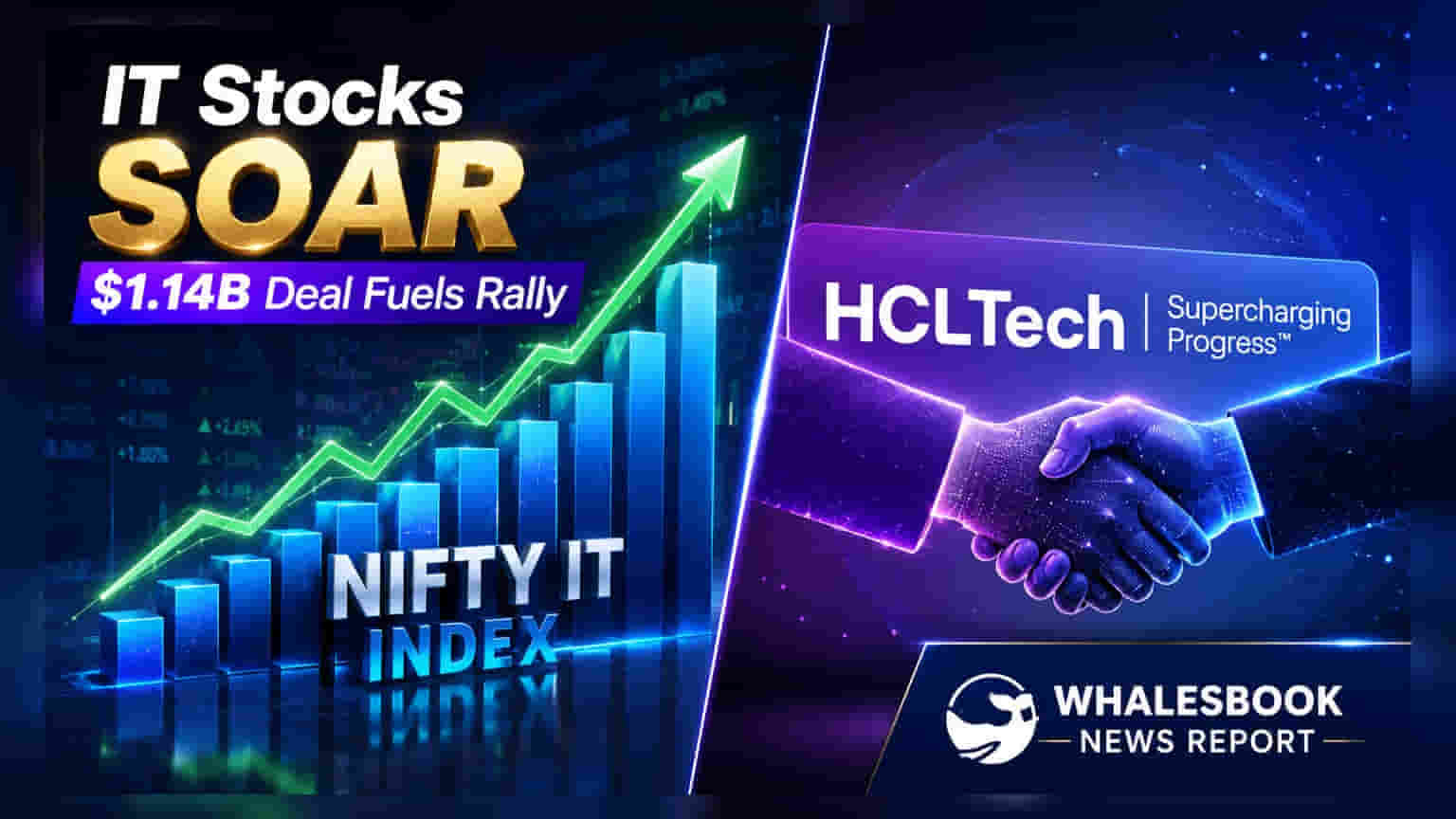 HCLTech च्या शेअरमध्ये तुफानी तेजी! ₹9,300 कोटींचा AI डील जिंकल्याने गुंतवणूकदार खुश