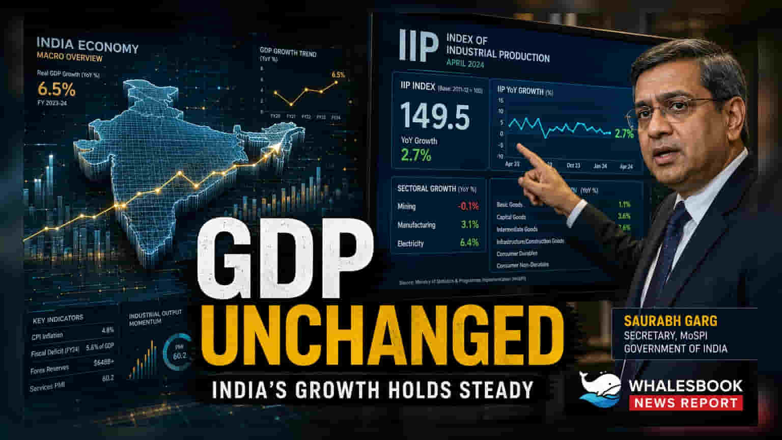 New IIP Series Won't Change India's GDP Estimates: MoSPI