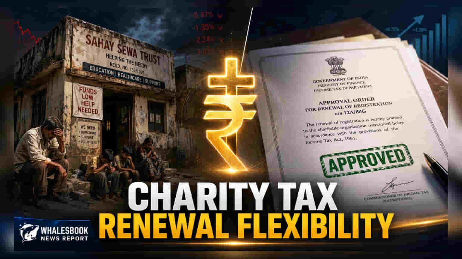 CBDT Extends 80G Approval Deadline for Charities