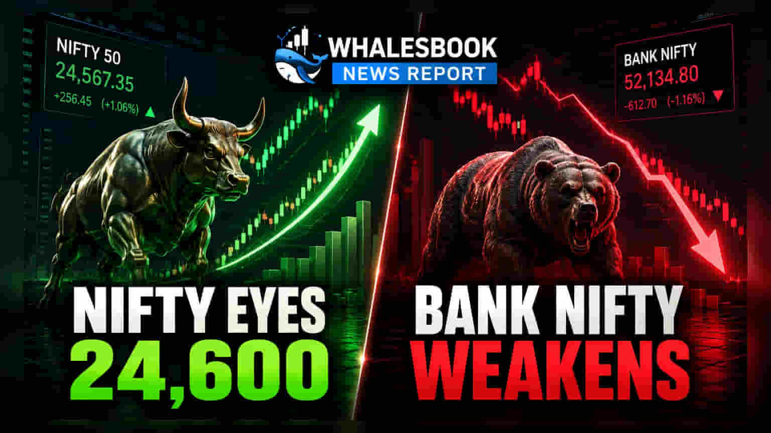 Nifty 50 ची दमदार खेळी: **24,271** वर बंद, VIX 5 महिन्याच्या नीचांकी पातळीवर; बँक निफ्टी मात्र दबावाखाली