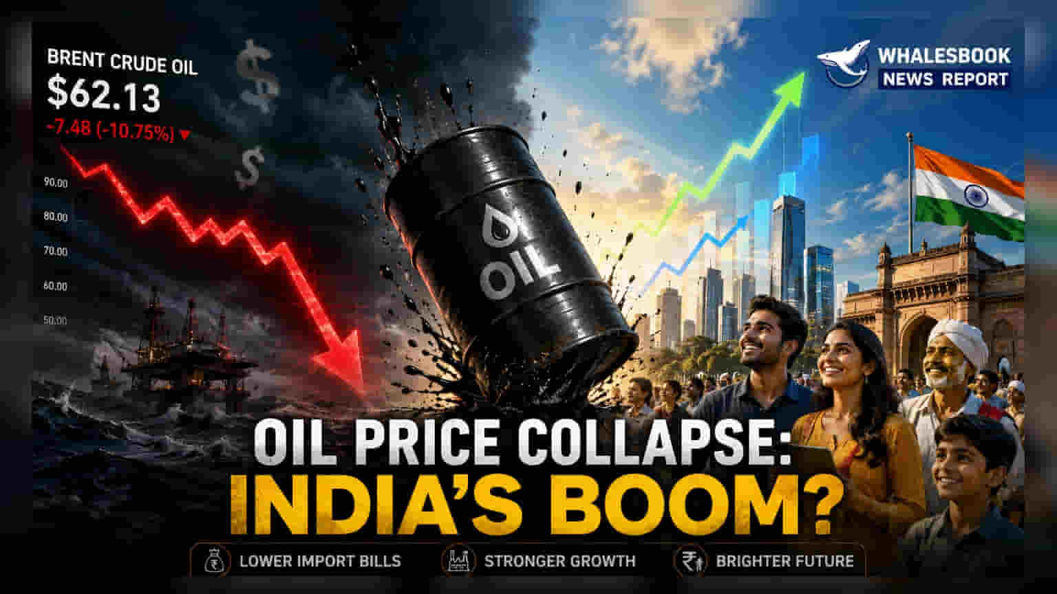 Crude Oil Drops to $72: What This Means for India's Economy