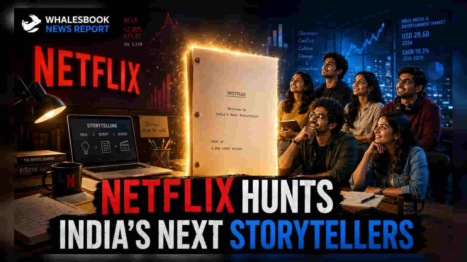 Netflix India: புதிய எழுத்தாளர்களை உருவாக்கும் திட்டம், உள்ளூர் சீரிஸ்களுக்கு புத்துயிர்!
