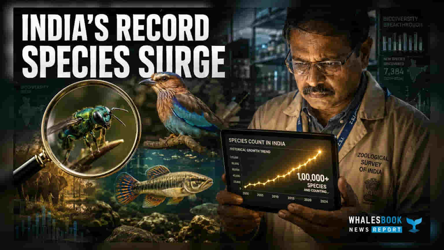 India Records 709 New Animal Species in 2025; ZSI Updates Portal
