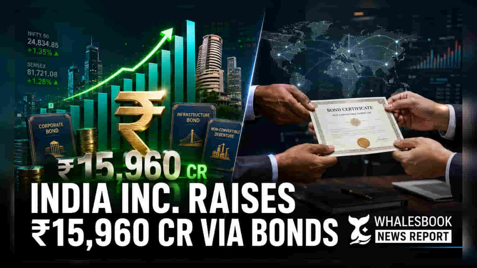 Indian Firms Bond Issuance: कंपनियों ने ₹15,960 करोड़ जुटाए, बॉन्ड यील्ड में आई नरमी