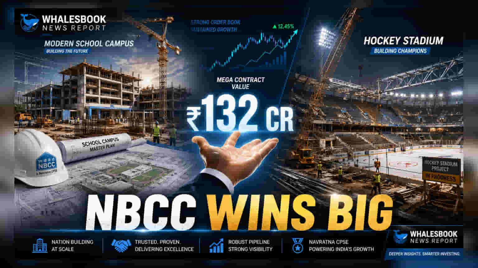 NBCC: அசாம், ஒடிஷாவில் ₹132 கோடி மதிப்பிலான புதிய ஆர்டர்கள்!