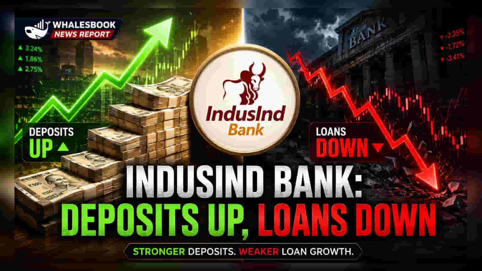 IndusInd Bank Q1 Results: ડિપોઝિટમાં 4.5% વૃદ્ધિ, પણ એડવાન્સિસમાં ઘટાડો