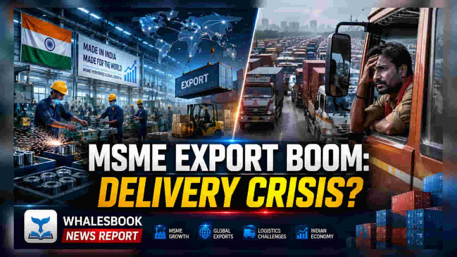 MSME Exports Hit ₹12.39 Lakh Crore, But Logistics Costs Linger
