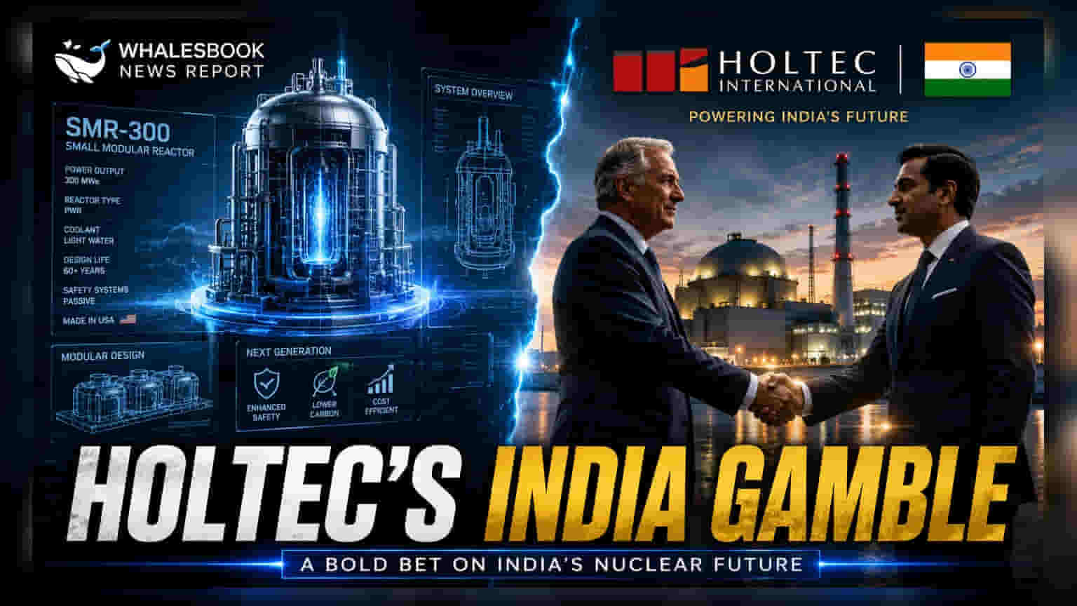 Holtec Plans 15 GW Nuclear Power Projects in India