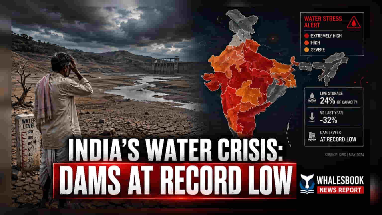 இந்தியா reservoirs: 26% நீர்மட்டம் குறைவு! விவசாயம், மின் உற்பத்திக்கு பெரும் ஆபத்து!