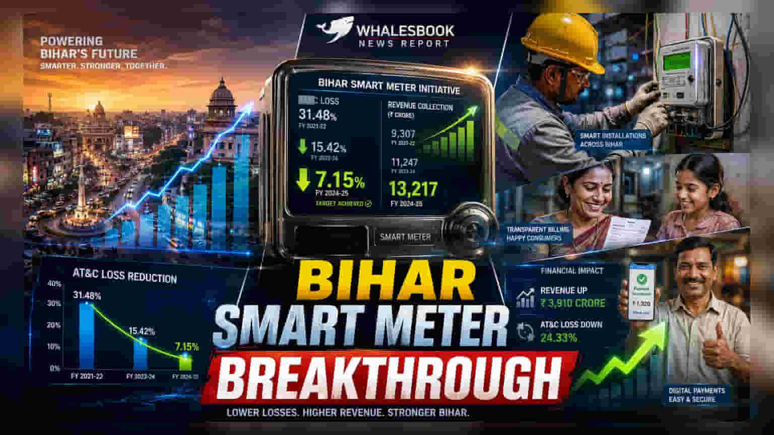 Bihar Smart Meter Rollout Doubles Power Utility Revenue