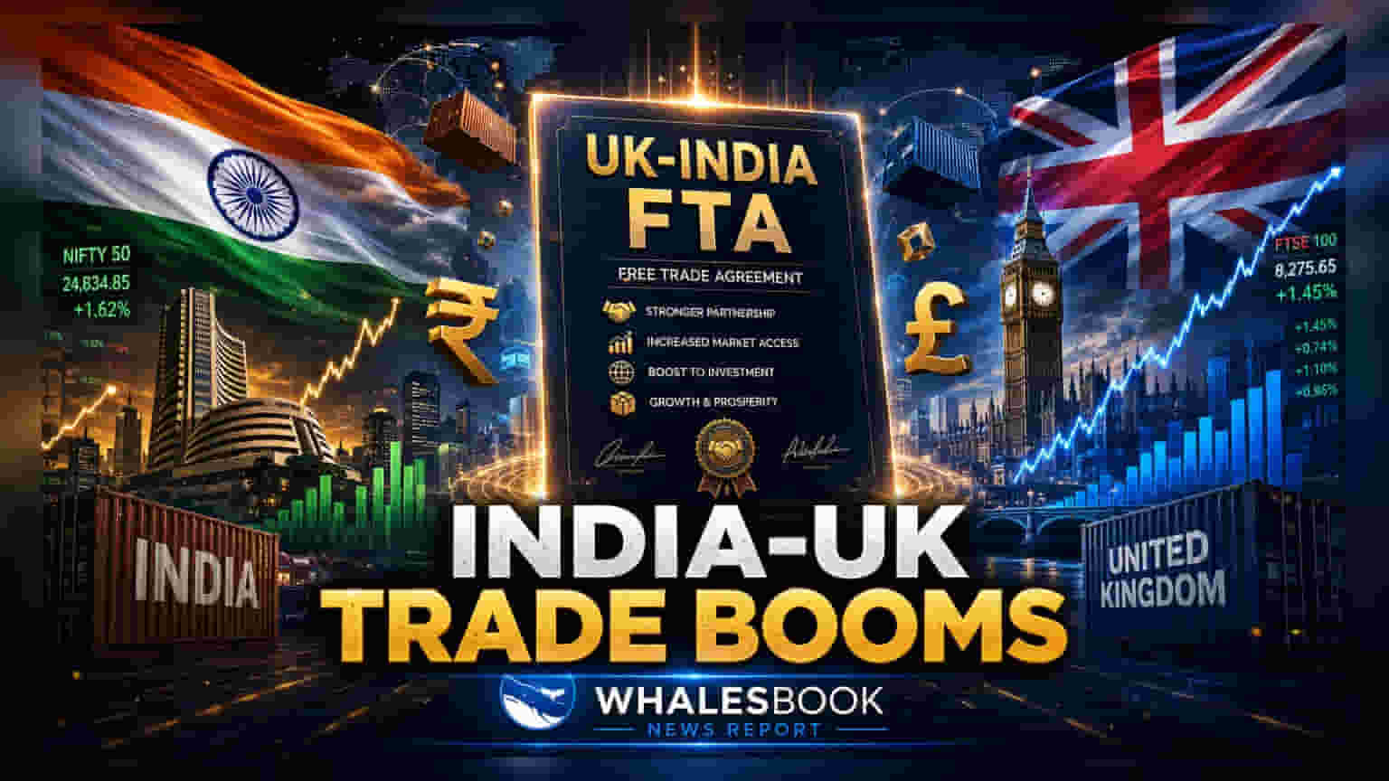 India-UK Trade Deal: 15 जुलैपासून लागू होणार नवीन सीमा शुल्क नियम
