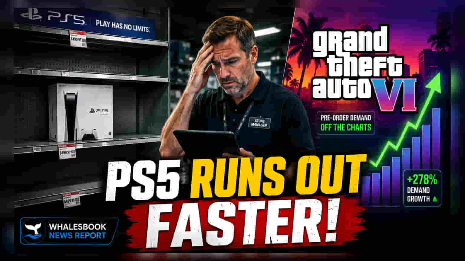 GTA VI ની ક્રેઝ: ભારતમાં PlayStation 5 ની માંગ આસમાને, સ્ટોક ખતમ!