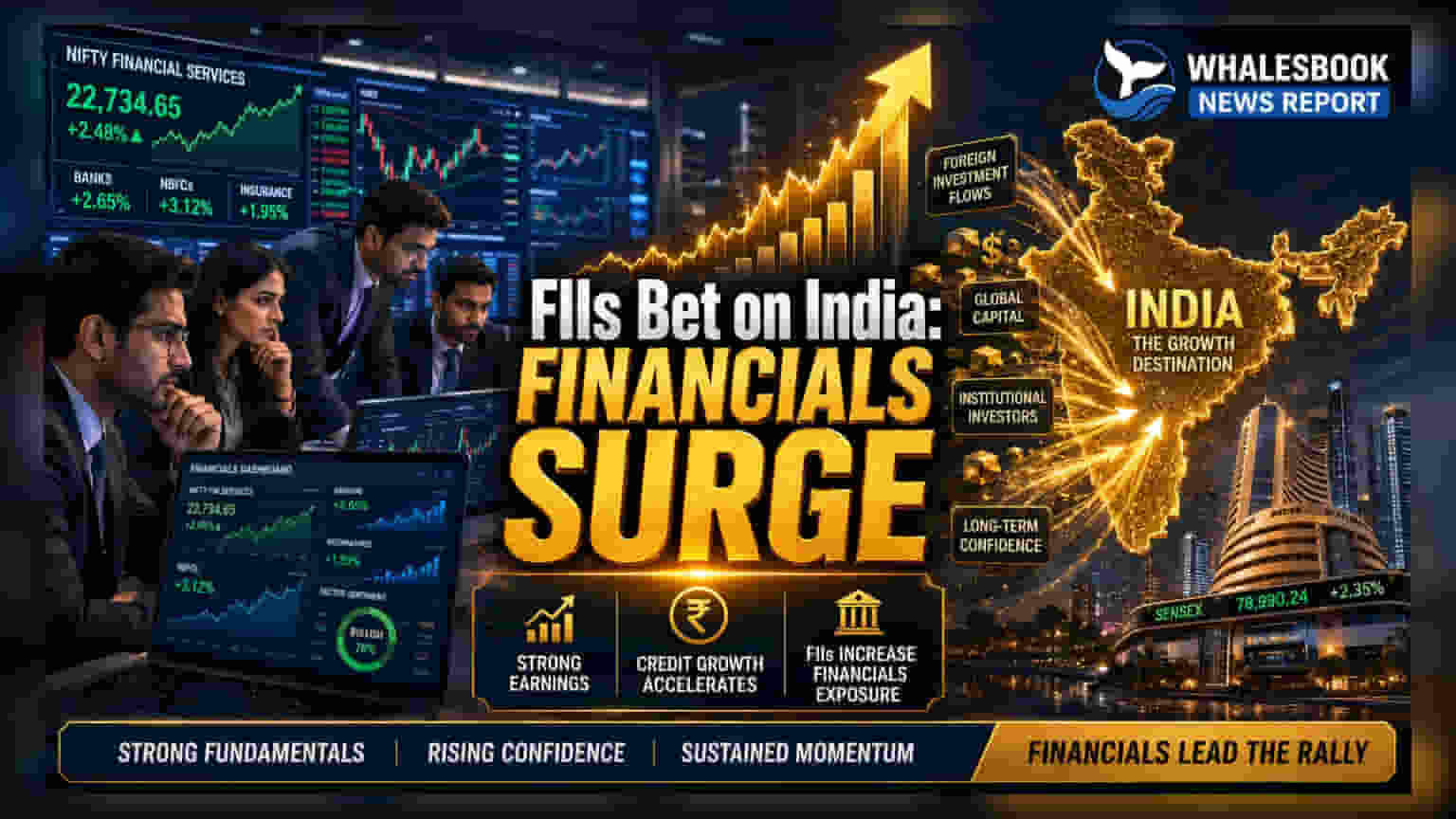 FIIs का भारतीय फाइनेंस सेक्टर पर फोकस बढ़ा: आगे क्या उम्मीद करें?