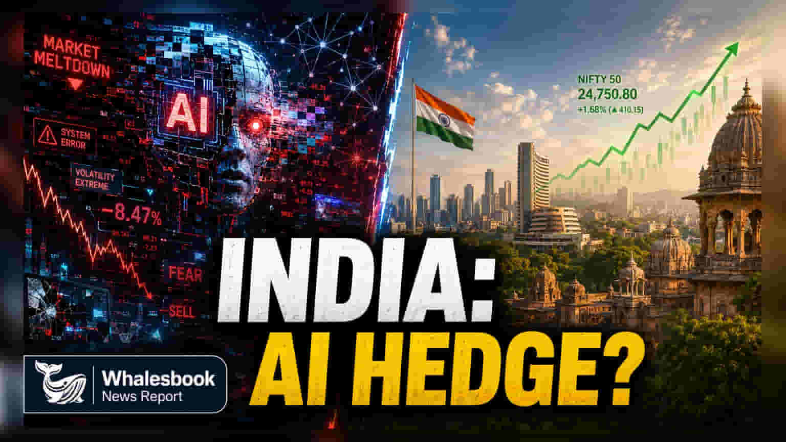 भारतीय शेअर बाजारात जागतिक गुंतवणूकदारांचा वाढता रस: AI-बाजारपेठेतील अस्थिरतेमुळे भारतात सुरक्षित गुंतवणूक