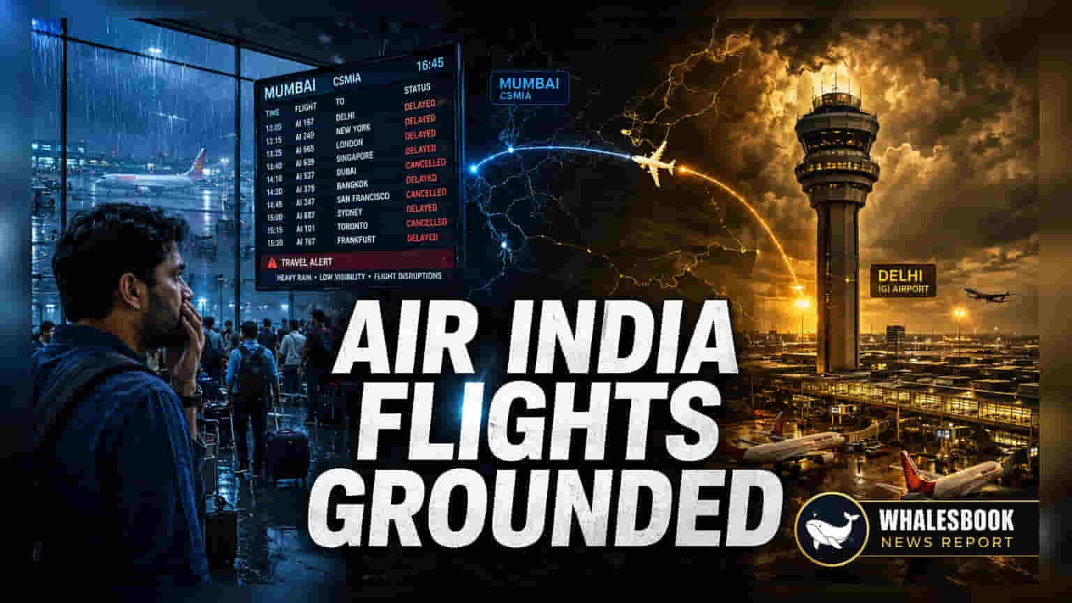 Air India Issues Travel Advisory Amid Mumbai, Delhi Monsoon Rains