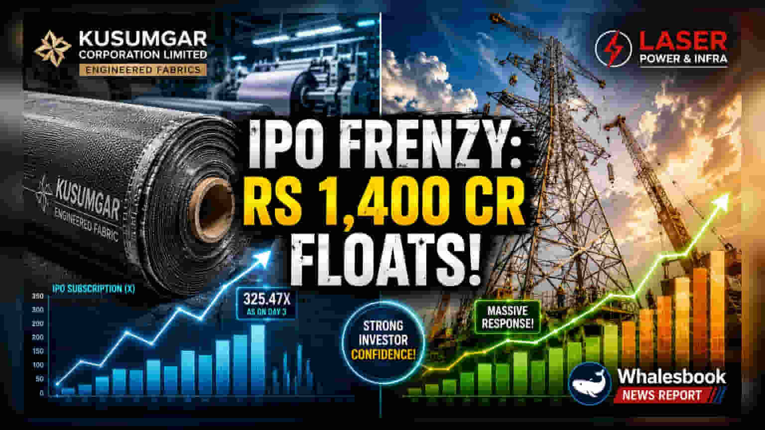 Kusumgar, Laser Power IPOக்கள் இந்த வாரம் திறப்பு: முக்கிய விவரங்கள் இதோ!