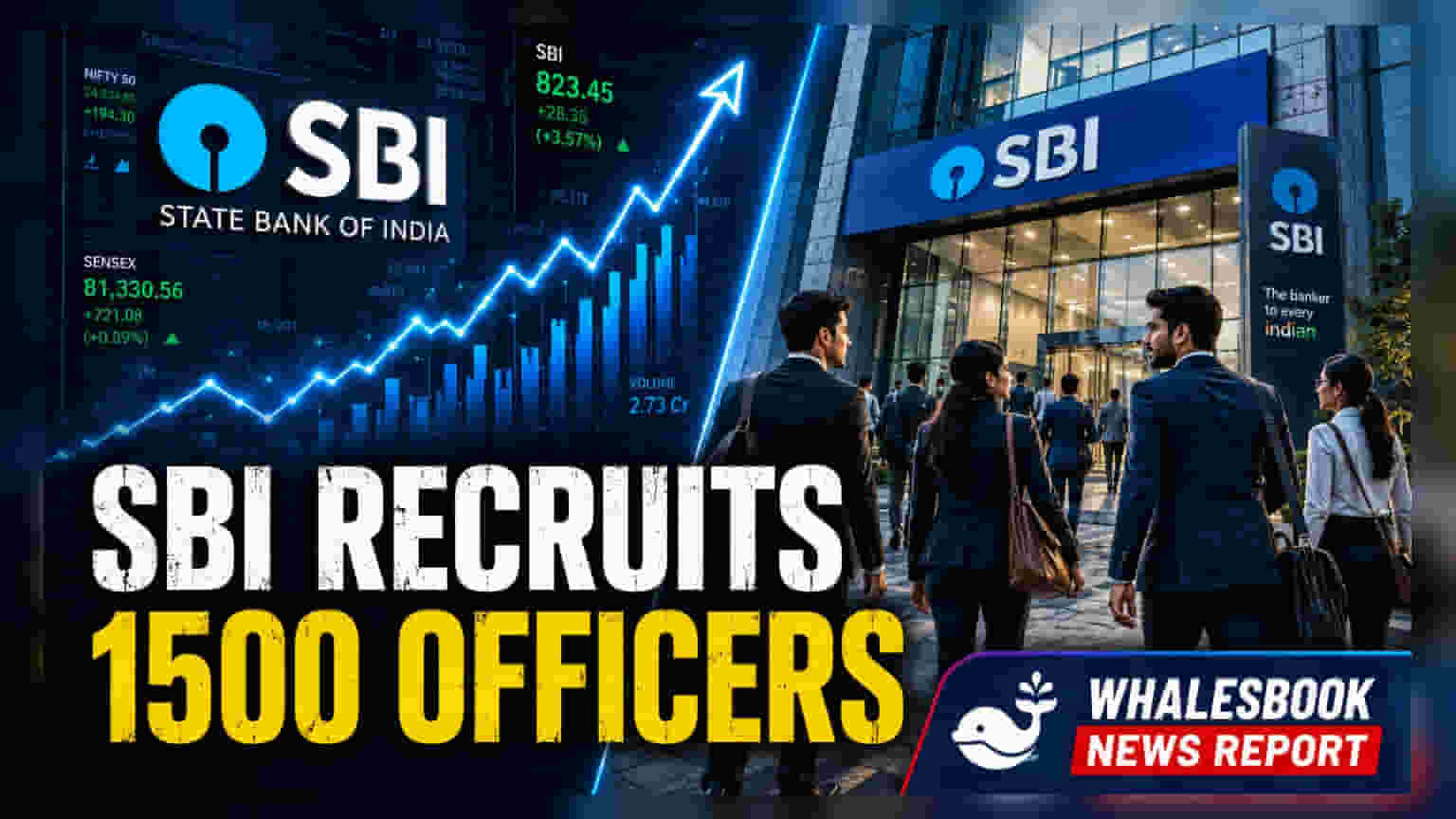 SBI அறிவிப்பு: 1,500 அதிகாரி பணியிடங்களுக்கு விண்ணப்பிக்கலாம்!
