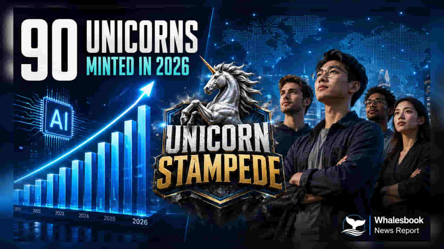 Nearly 90 Startups Hit $1 Billion Valuation Mark in 2026
