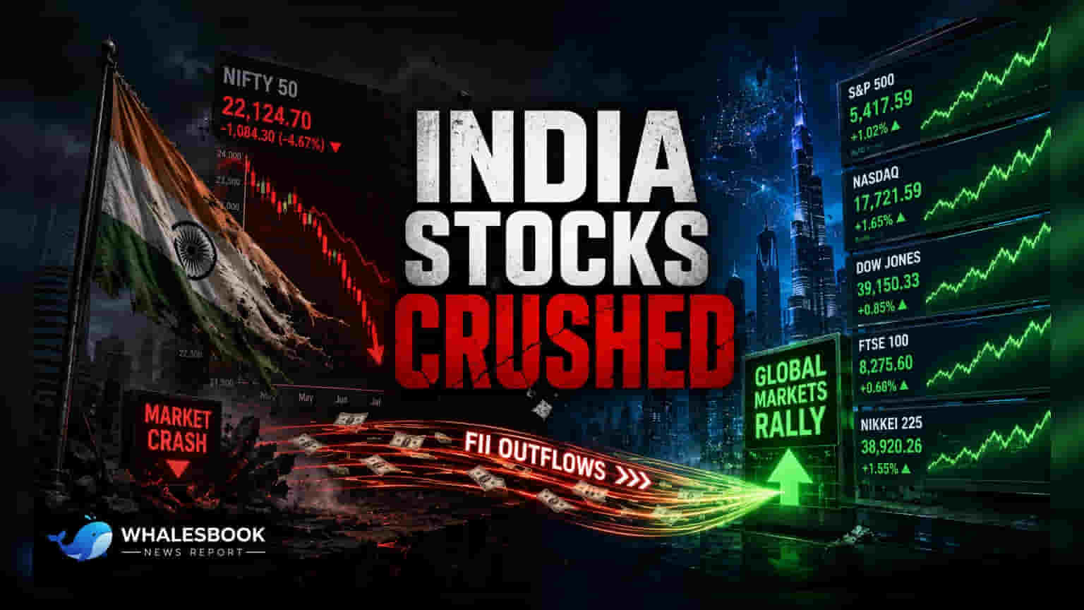 MSCI India Index Drops 13% in 2026 Amid Foreign Outflows