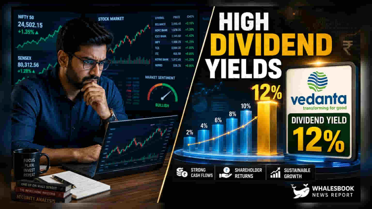 Top 5 High Dividend Stocks: Vedanta, TCS, ONGC Lead In July