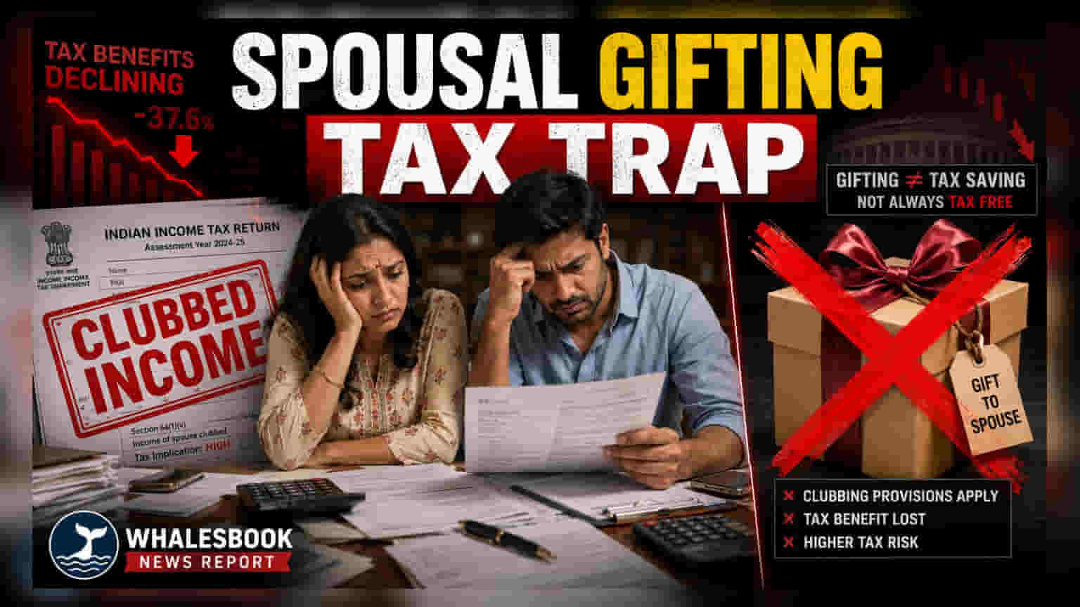 Income Tax Clubbing Rules: How Spousal Gifting Can Backfire